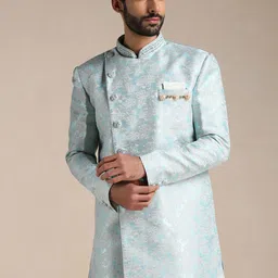 Manyavar Men Woven Design Sherwani Set-picture-19