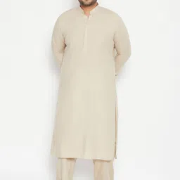 VASTRAMAY Men Pista Green Kurta with Pyjamas-picture-34