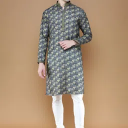 Sanwara Ethnic Motifs Printed Regular Kurta With Pyjamas-picture-41