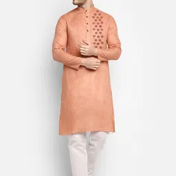DEVOILER Men Kurta with Trousers-25