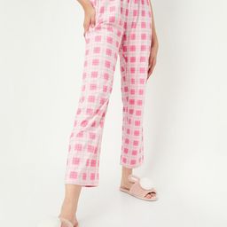 max Women Checked Pure Cotton Lounge Pant-image-70
