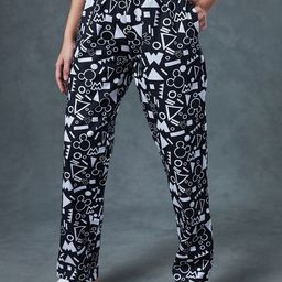 Bewakoof Printed Cotton Trousers-image-47