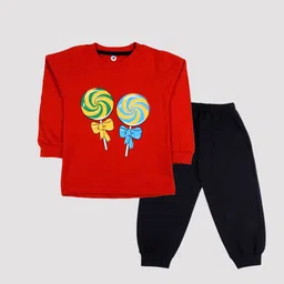 BAESD Kids Printed T-shirt With Pyjamas-image-92
