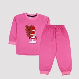 BAESD Kids Printed T-shirt With Jogger-image-80