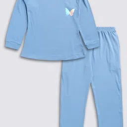 Nottie Planet Girls Round Neck T-shirt with Pyjamas-image-24
