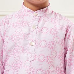 Stylo Bug Boys Printed Regular Kurta with Pyjamas image 2