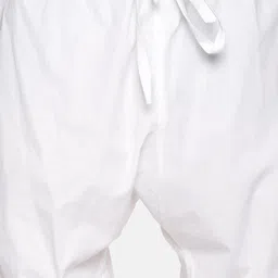 Sethukrishna Men Cream-Coloured Self Design Kurta with Churidar image 3