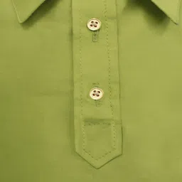 a.t.u.n. A T U N Boys Lime Green Kurta with Pyjamas image 2