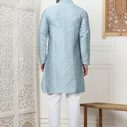 Anouk Men Floral Regular Kurta with Pyjamas image 5