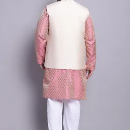 SOJANYA PLUS Regular Kurta with Pyjamas & Nehrujacket image 4