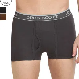 Pack of 3 Cotton Underwear Solid Men Trunk-picture-17
