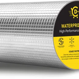 Self Adhesive Super Strong Roof Leak, Surface crack, Window Sill Gap, Pipe Rupture, Boat 15cm/6inch x 5m Aluminum Foil (Manual)-19