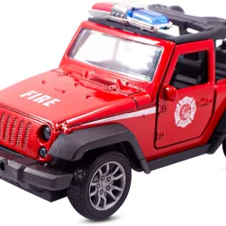 Thar Fire Jeep 1:32 Scale Metal Toy Car with Pull Back Action & Opening Doors-image-28