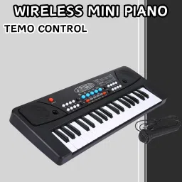 (Piano Keyboard) Toy with 37 Key, Recording and Mic, Adapter for DC Power W384 (Piano Keyboard) Toy with 37 Key, Recording and Mic, Adapter for DC Power W384 Analog Portable Keyboard-6