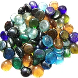 Round Glass Pebbles Stone 450 gm Regular Round Fire Glass Pebbles-image-66