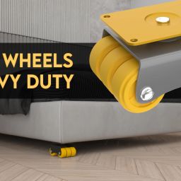 Castor Wheels Heavy Duty Furniture Pads Office bed wheels Moving Caster Trolley Pack of 8 pcs Set Swivel Furniture Caster-image-47