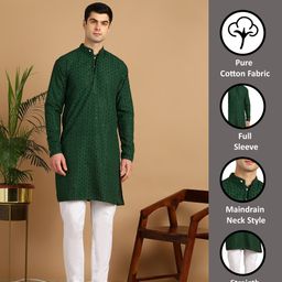 fubar Men Cotton Blend Kurta Pyjama Set-picture-18