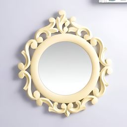 VAS collection home Textured Wooden Mirror Frame-image-69