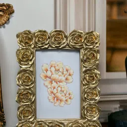 Art Street Yellow Textured Table Photo Frame-90