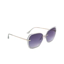 XPRES Women Blue UV Protected Over Sized Sunglasses 1011 57017 143 C2-38