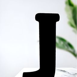 VAH Kya Bat Hai !! Black Wooden Waterproof Alphabet J Wall Hanging-11