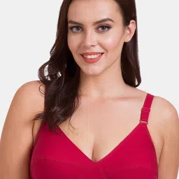 Souminie Plus Size Full Coverage Non Padded Pure Cotton Minimiser Bra With All Day Comfort-83