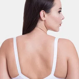 Souminie Plus Size Full Coverage Non Padded Pure Cotton Minimiser Bra With All Day Comfort image 2
