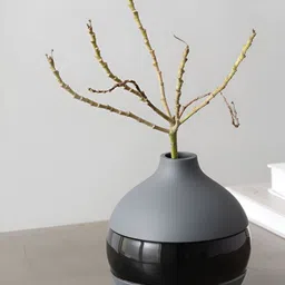 Decor de Maison Klova Black Ceramic Vase-image-49