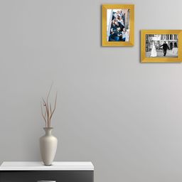 ArtzFolio Gold Toned 2 Pieces Wooden Wall Photo Frames-image-93