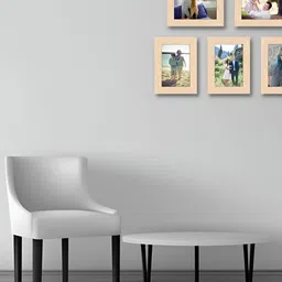 ArtzFolio Camel Brown 5 Pieces Wood Wall Photo Frames-picture-18