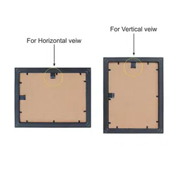 RANDOM Set of 2 Black Solid New Synthetic Photo Frames image 3