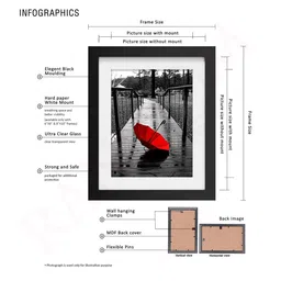 RANDOM Set Of 4 Solid Family Tree Collage Photo Frames image 4