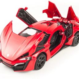 1:32 Scale Die-cast Metal Model Red Lykan Hypersport Sport Pull Back Car Toy-image-72