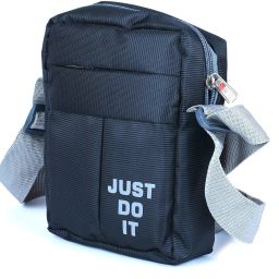 Black Men & Women Sling Bag - Medium Polyester and Fabric Urban Grey Unisex Sling Bag-image-71