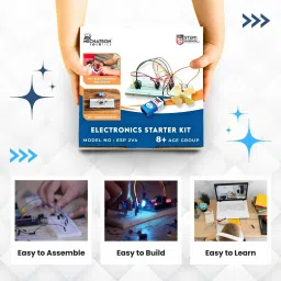 mechatron robotics 30+ DIY Electronics STEM Basic Project Kit (ESP2V4) for Age 8+ with FREE Course Electronic Components Electronic Hobby Kit image 5