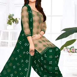 yashika Unstitched Crepe Salwar Suit Material Floral Print-picture-20