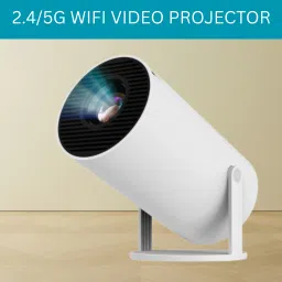 Guggu Smart (Projector) 1080P & 4K Support Rotatable Design With Netflix/Prime etcR141 (4500 lm / 1 Speaker / Wireless / Remote Controller) Portable Projector-24