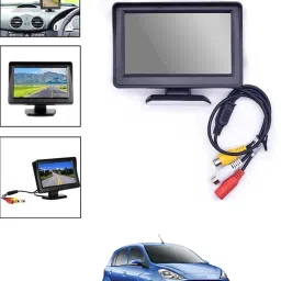 Universal Digital Black Full HD 4.3 Dashboard LCD Monitor Screen For Car-236 Black LED-image-84