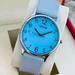 NEW DESIGNER ROUND DIAL QUARTZ Analog Watch - For Men Round Dial Silicone Strap-image-71