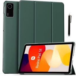 Flip Cover for Redmi Pad SE 11 inch Cover, Translucent Back with Stylus Pen [Auto Sleep Wake Feature]-image-8