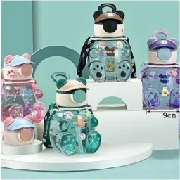 Deer Design Water Bottle for Kids, Water Bottle with Straw for Girls & Boys 700 ml Water Bottle-image-8