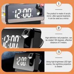 tma enterprise Digital Multicolor Clock image 5