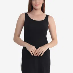 Beau Design Women Black Solid Longline Camisoles-image-52