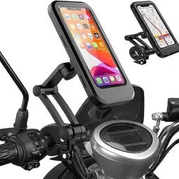 Motorcycle Phone Mount – Waterproof Mobile Holder Case with 360° Rotation Bike Mobile Holder-27