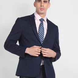arrow Men Solid Single Breasted Formal Blazer-picture-25