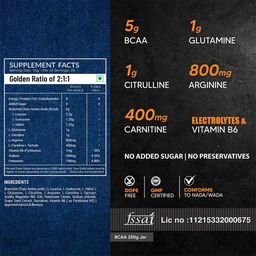 AS-IT-IS Nutrition ATOM BCAA,  0.55 lb  25 Servings  Apple Cinnamon  image 4