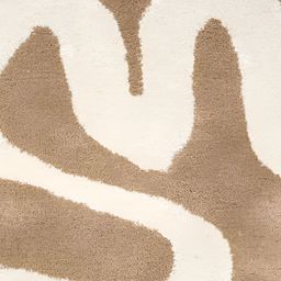 Rugberry Brown Abstract Hand-Tufted Woollen Carpet-picture-21