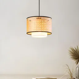 akway Beige Wooden Contemporary Ceiling Lamp-image-96