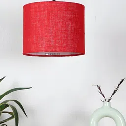 BTR CRAFTS Red Cylindrical Ceiling Lamp-image-73