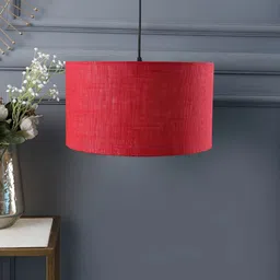 BTR CRAFTS Red Cylindrical shaped Contemporary Ceiling Lamp-image-60